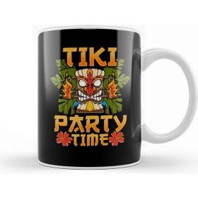Baskı Dükkanı Adorable Cute Tiki Party Time Island Luau Kupa