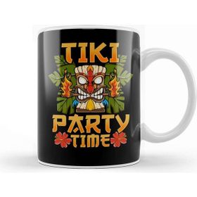 Baskı Dükkanı Adorable Cute Tiki Party Time Island Luau Kupa