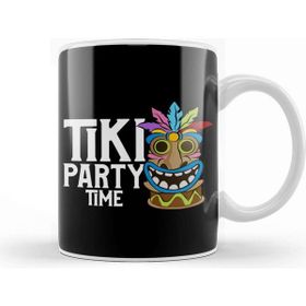 Baskı Dükkanı Adorable Cute Tiki Party Time Island Luau Themed Kupa