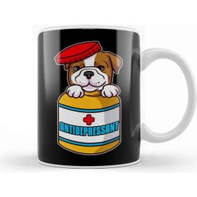 Baskı Dükkanı Adorable Dog Antidepressant Pets Fix Depression Kupa Bardak
