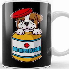 Baskı Dükkanı Adorable Dog Antidepressant Pets Fix Depression Kupa Bardak