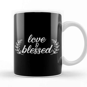 Baskı Dükkanı Adorable Love Blessed Cute Happiness Positivity Kupa