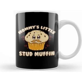 Baskı Dükkanı Adorable Mommys Little Stud Muffin Young Son Pun Kupa