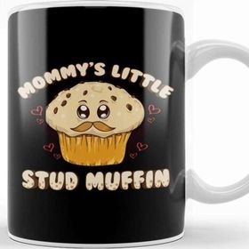 Baskı Dükkanı Adorable Mommys Little Stud Muffin Young Son Pun Kupa