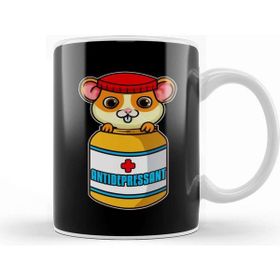 Baskı Dükkanı Adorable Mouse Antidepressant Pets Fix Depression Kupa Bardak