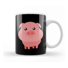 Baskı Dükkanı Adorable Pig Cute Baby Pig For Pig Lovers Kupa Bardak