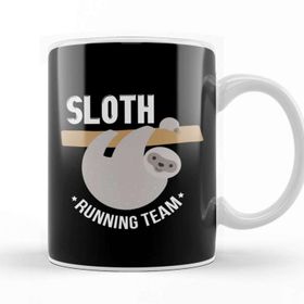 Baskı Dükkanı Adorable Sloth Running Team For Sloth Lovers Kupa Bardak