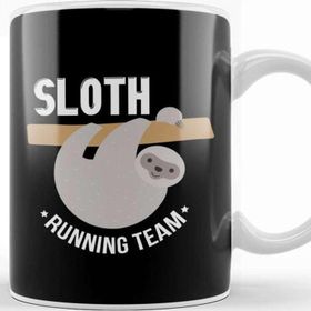 Baskı Dükkanı Adorable Sloth Running Team For Sloth Lovers Kupa Bardak