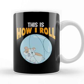 Baskı Dükkanı Adorable This İs How I Roll Hamster Pun Kupa