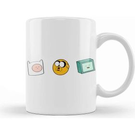 Baskı Dükkanı Adventure Friends Adventure Time Kupa Bardak