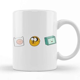 Baskı Dükkanı Adventure Friends Adventure Time Kupa Bardak