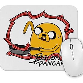 Baskı Dükkanı Adventure Time Bacon Pancakes 0101 Mouse Pad