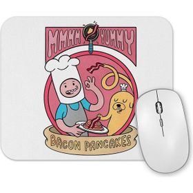 Baskı Dükkanı Adventure Time Bacon Pancakes Mouse Pad