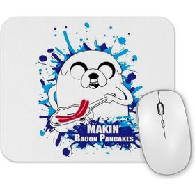 Baskı Dükkanı Adventure Time Bacon Pancakes Mouse Pad
