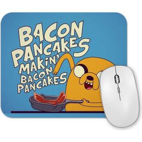 Baskı Dükkanı Adventure Time Bacon Pancakes Mouse Pad