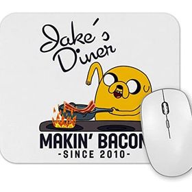 Baskı Dükkanı Adventure Time Bacon Pancakes Mouse Pad