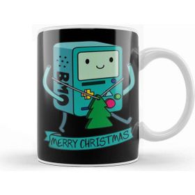 Baskı Dükkanı Adventure Time Bmo Merry Christmas Kupa