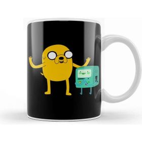 Baskı Dükkanı Adventure Time Jake the Dog And Bmo the Robot Kupa