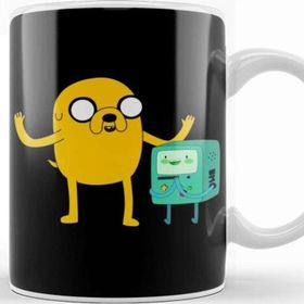 Baskı Dükkanı Adventure Time Jake the Dog And Bmo the Robot Kupa
