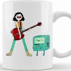 Baskı Dükkanı Adventure Time Marceline and Bmo Kupa