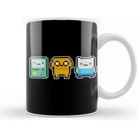 Baskı Dükkanı Adventure Time Pixel Art Kupa