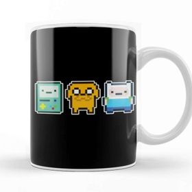 Baskı Dükkanı Adventure Time Pixel Art Kupa