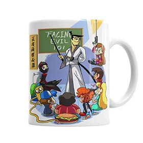 Baskı Dükkanı Adventure Time Samurai Jack Princess Bubblegum Marce Kupa