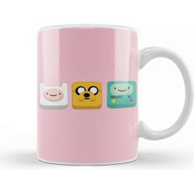Baskı Dükkanı Advenuture Time Jake Finn and Bmo 01 Kupa
