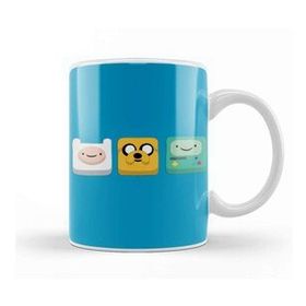 Baskı Dükkanı Advenuture Time Jake Finn and Bmo Kupa