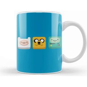 Baskı Dükkanı Advenuture Time Jake Finn and Bmo Kupa
