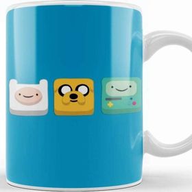 Baskı Dükkanı Advenuture Time Jake Finn and Bmo Kupa