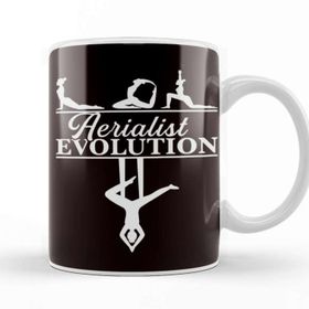 Baskı Dükkanı Aerialist Evolution Aerial Silk Acrobatics Dancer Performer Kupa Bardak
