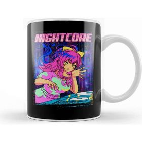 Baskı Dükkanı Aesthetic Nightcore Japanese Music Anime Girl Edm Kupa