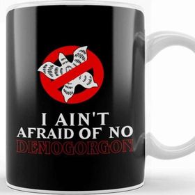 Baskı Dükkanı Afraid Demogorgon Stranger Things Ghostbusters Kupa