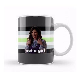 Baskı Dükkanı Agender Janet Not A Girl the Good Place Kupa Bardak