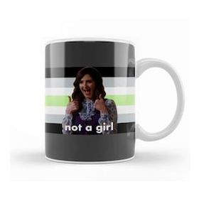 Baskı Dükkanı Agender Janet Not A Girl the Good Place Kupa Bardak