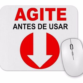 Baskı Dükkanı Agite Antes De Usar Mouse Pad