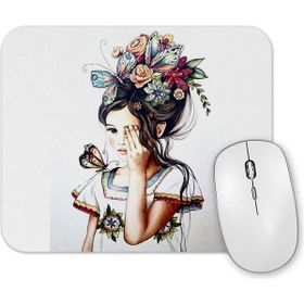 Baskı Dükkanı Ağlayan Kız Mouse Pad