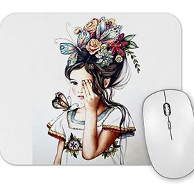 Baskı Dükkanı Ağlayan Kız Mouse Pad