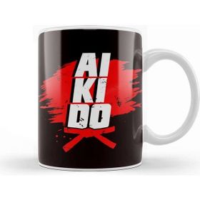 Baskı Dükkanı Aikido Master Fighter Martial Arts Fight Coach Self Defense Kupa Bardak