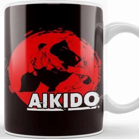 Baskı Dükkanı Aikido Master Fighter Martial Arts Fight Coach Self Defense Kupa Bardak