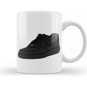 Baskı Dükkanı Air Force 1 Black Air Force Ones Kupa