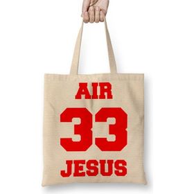 Baskı Dükkanı Air Jesus 03 Bez Çanta