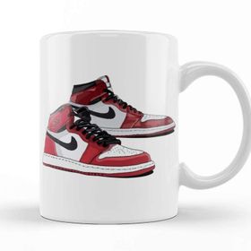 Baskı Dükkanı Air Jordan 1 Michael Jordan Old School Kicks Kupa