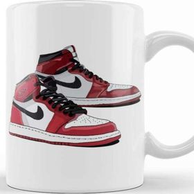 Baskı Dükkanı Air Jordan 1 Michael Jordan Old School Kicks Kupa