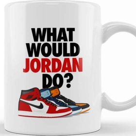 Baskı Dükkanı Air Jordan 1 Michael Jordan What Would Jordan Do Kupa
