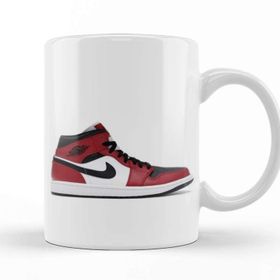 Baskı Dükkanı Air Jordan 1 Mid Chicago Toe Kupa