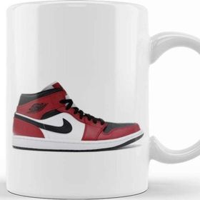 Baskı Dükkanı Air Jordan 1 Mid Chicago Toe Kupa