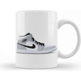 Baskı Dükkanı Air Jordan 1 Mid Smoke Grey Kupa