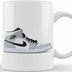 Baskı Dükkanı Air Jordan 1 Mid Smoke Grey Kupa